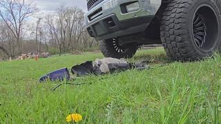 Vacuum destruction by truck