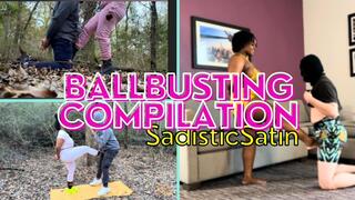 The Ebony Enforcer: Ballbusting Compilation
