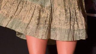 Long Dress Toe Point Muscle Worship