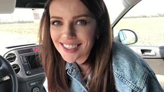 She gave her first blowjob in car