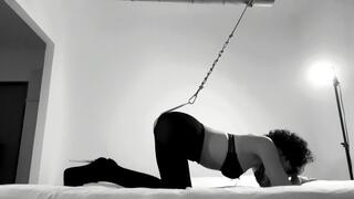 School girl gets BDSM & Bondage lesson IV ANAL HOOK & DRIPPING PUSSY