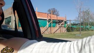 My uber friend lets me masturbate on the ride. Public exhibitionism