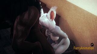 Furry Hentai - Sexy and cute Bunny having sex with a beast