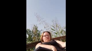 Smoking while coloring a picture for Daddy