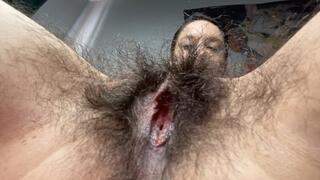 HOT SWEATY BUSH starring Lethallabias Hairy Pussy