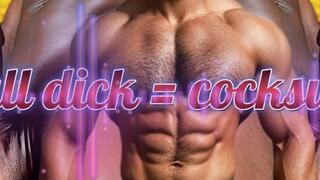 Small dick = cocksucker Tiny Dick Loser's Guide to Serving Real Men 24 min (MaleDome)