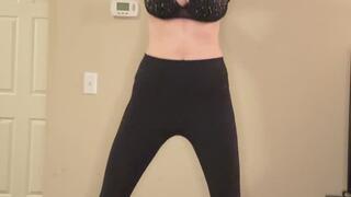 Jumping on Mini Trampoline