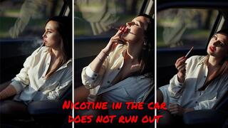 Nicotine in the car does not run out
