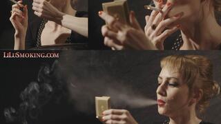 LiLu Making Up and Smoking -WMV HD