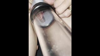 Vacuum cleaner has its way with my clit part 1