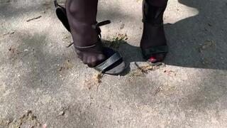 dirty my expensive shoes for walks