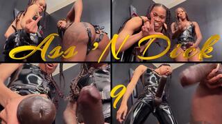 Ass 'N Dick 9- Ebony Femdom Goddess Rosie Reed And Tierra Doll Ass Worship Make Me Bi Humiliation Strap On POV- standard definition