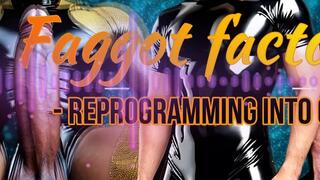 Faggot factory - reprogramming into gay 1 10 min (MaleDom)
