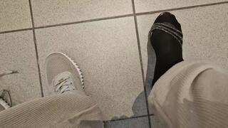 An Unexpected Adventure in the Shoe Store: How Nicoletta Found the Perfect Pair of shoes Despite the Discomfort of Sweaty Tights HD