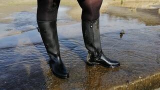 Under the ice it's deep for my wellingtons