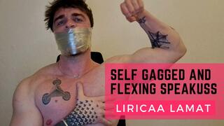 Self Gagging and Flexing Speakuss