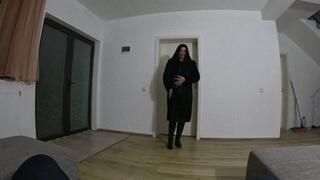 Slutty mature deep-throat and cum play on a fur-coat 264