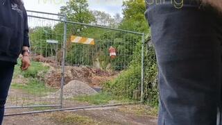 Unplanned outdoor ballbusting by hispanic femboy April 25