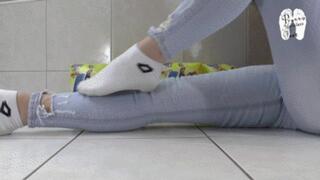 Inflatables under merciless feet