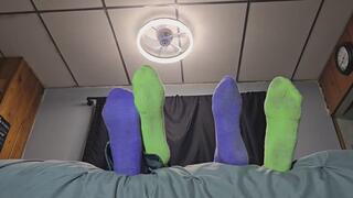 Double sweaty sock worship