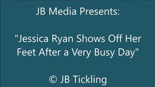 Jessica Ryan Shows off Her Tired Feet - HD