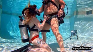 Aquaphilias- Katie Kinz- Seduces her SCUBA Dive Buddy