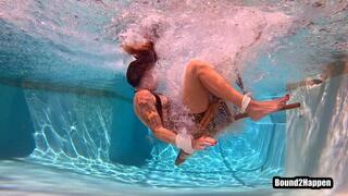 Bound2Happen- Mya Pleasure- French Girl Water Bondage- DID- Peril