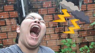 “Irresistible Yawning in the Rain – Wet, Sleepy, and So Real