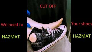 HAZMAT Medical foot clean HAZMAT