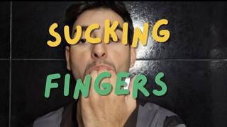 Sucking fingers