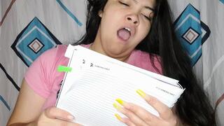 “Studying… But I Just Can’t Stop Yawning”