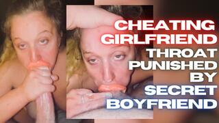 Unfaithful Submissive Gives Messy Throat Fuck as Husband Babysits!