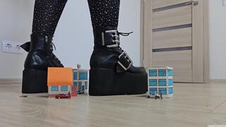 Miss Heels: A Giantess in a Tinies World