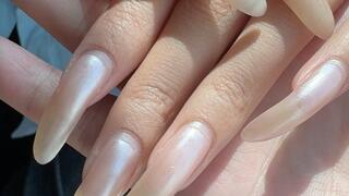 #261 - Fondling my natural long nails by the window