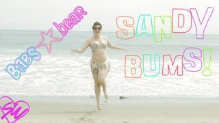Sandy Bums!: Babs Bear gets her jiggle on!