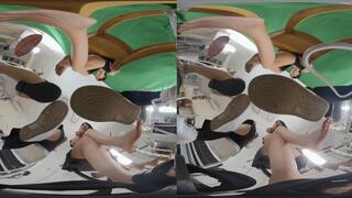 3DVR 180-degree 5 Giant POV Stinky feet stinky shoes feminism