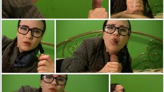 Flow your juice for me! Secretary Hand Job! Interactive Perfect Handjob, Milking Cock Post Cum Play! BUNDLE! POV&Close Up! 1080p
