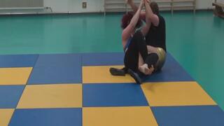 Competitive Wrestling Match Mistress Carmen la Dean vs Rico 2nd round