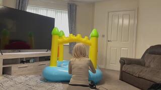 Inflatable bouncy castle oblivion