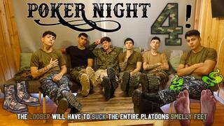 Poker Night 4 The one who loses will be the foot bitch of the platoon