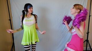 Cheerleader Wedgie War With Larzstord