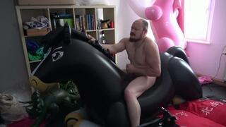 Black IW Horse ride to pop