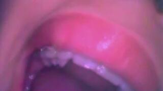 Giantess Samira She plays with gummy bears in her mouth, giving them a tour, while she sucks and bites them she drools and spits and puts on a real spit show and then swallows them one by one