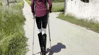 My hard day on crutches-2 MOV