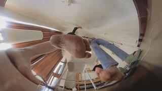 6K MARTINA ERER POV barefoot stompling crush 360VR