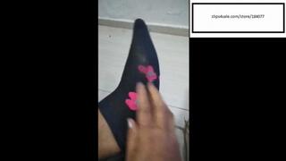 Bianca itches feet fresh some shoes