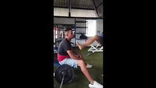 adalovekick doing hard and louder abanico kick to the face to his friend from chile