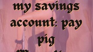 How to Build My Savings Account: Pay Pig Affirmations