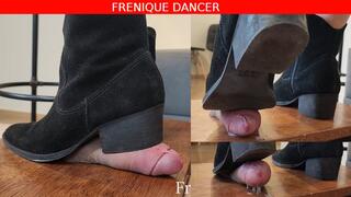 Frenique Steps and Milks Slave cock with Country Boots - CBT - BOOTS - FOOT DOMINATION - BALLBUSTING - COCK SQUEEZE - FEMALE DOMINATION - CUCKOLD - CUMSHOT - SHOEJOB - FOOTJOB 720p