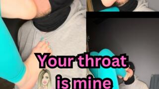 Your Throat Is Mine! | Foot Gagging & Foot Worship